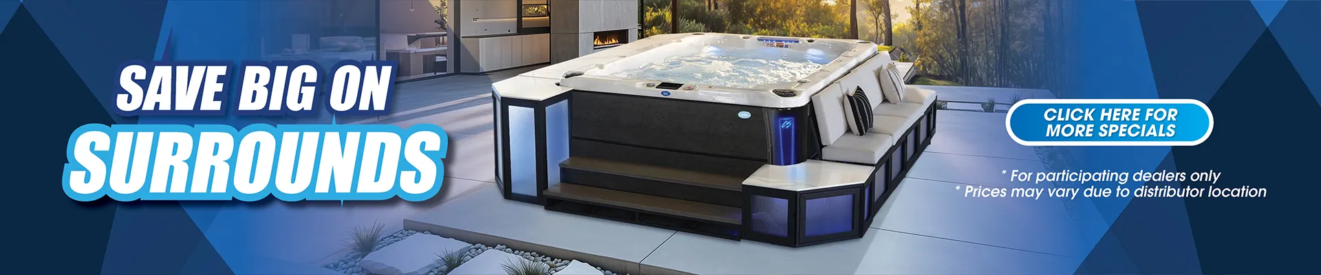 Calspas hot tub being used in a family setting - Venice